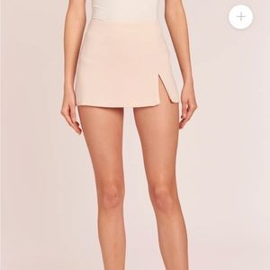 Amanda Uprichard Dale Skort in Cream Linen Size M